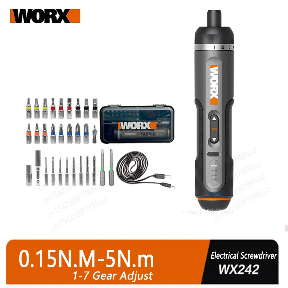 WORX WX242 4V jeu de tournevis - Electric Screwdriver Rechargeable Usb avis et prix