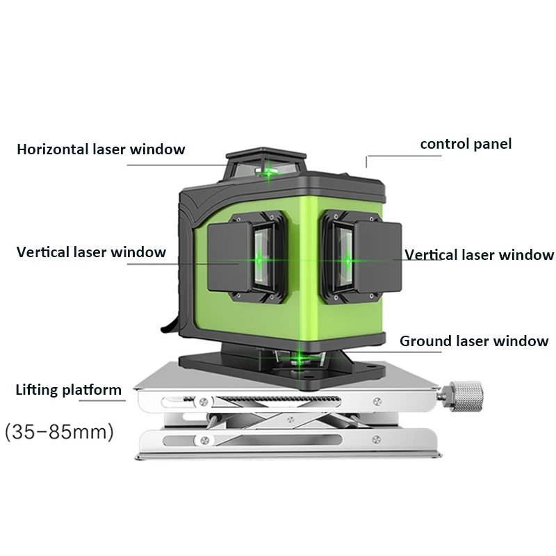 Diode Laser verte 16 lignes 4D - Laser Level 16 Lines 4D Green avis et prix