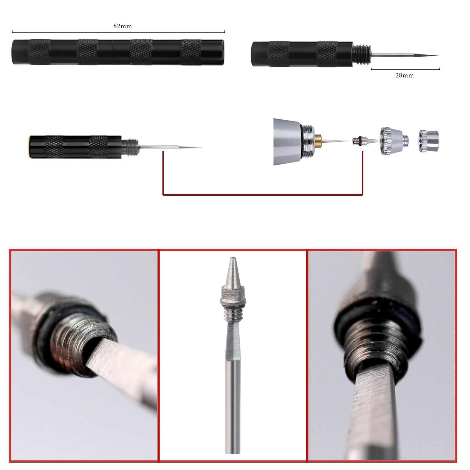 Kit de nettoyage pour aérograp - Airbrush Kit With Mini Compressor avis et prix