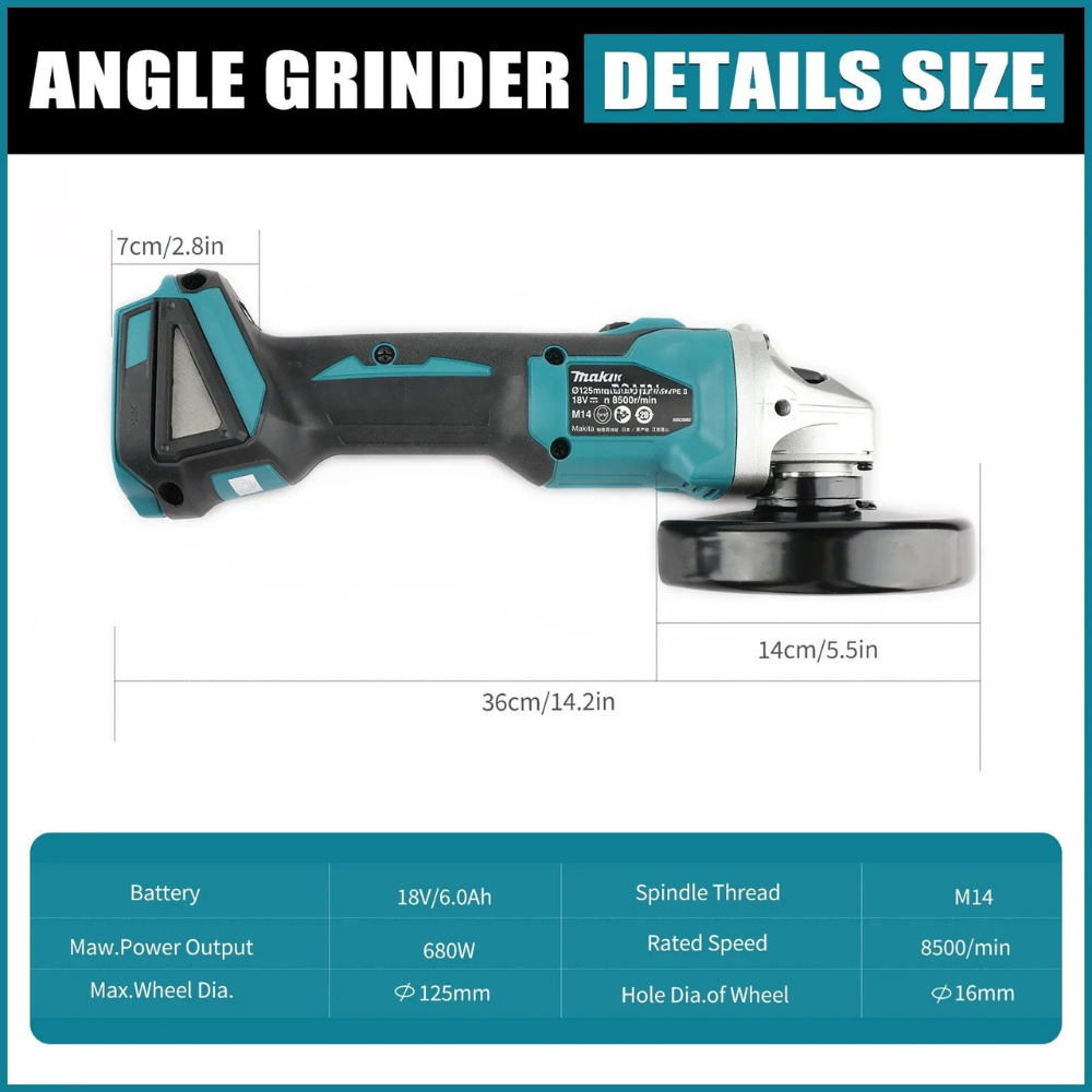 Meuleuse d'angle électrique au - Brushless Angle Grinder Battery Powered avis et prix